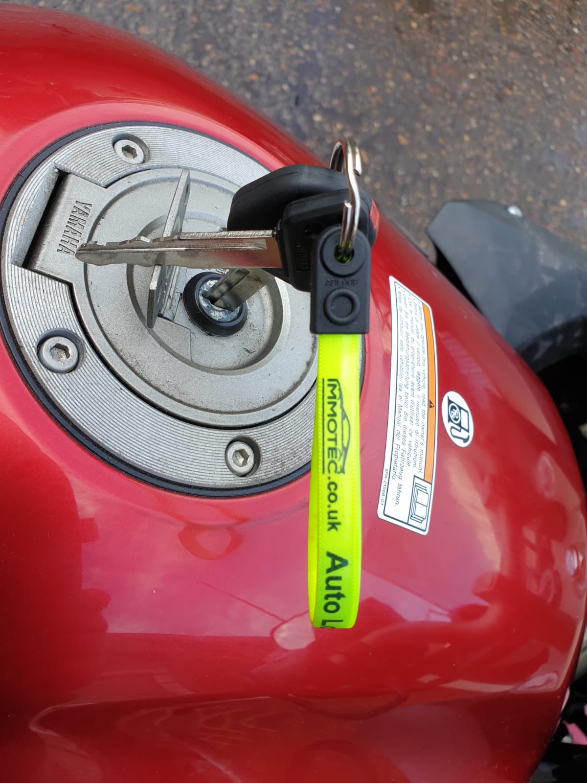 We can replace lost or stolen motorcycle keys